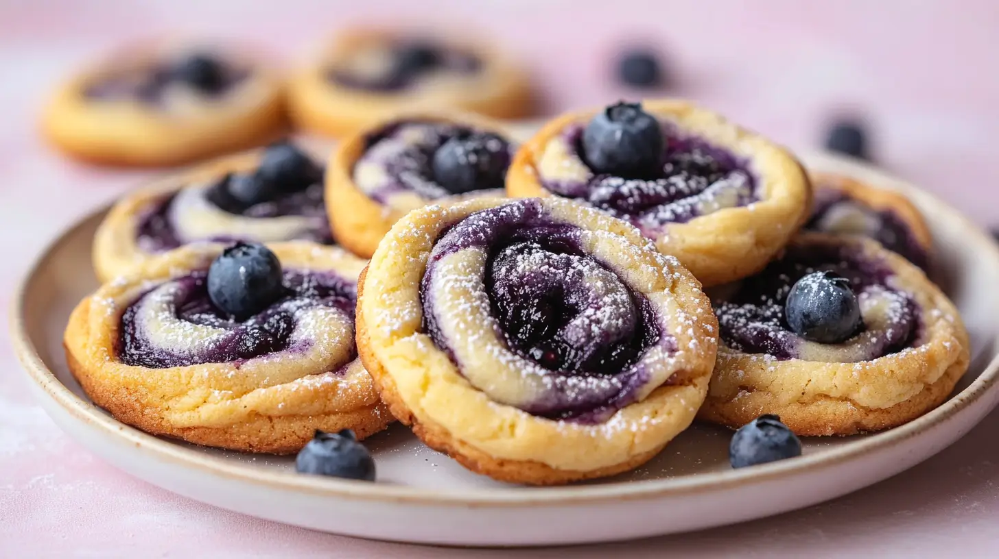 blueberry cheesecake cookie