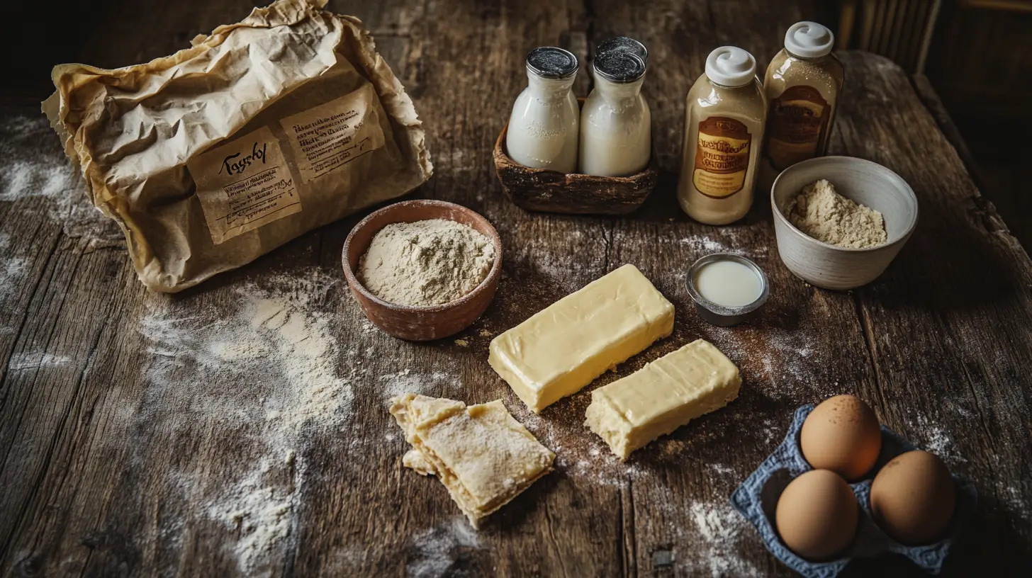 Traditional Gypsy Tart ingredients